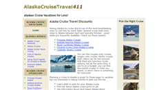 Desktop Screenshot of alaskacruisetravel411.com